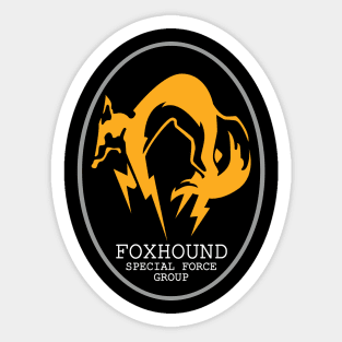 Foxhound Special Force Group metal gear solid Sticker
